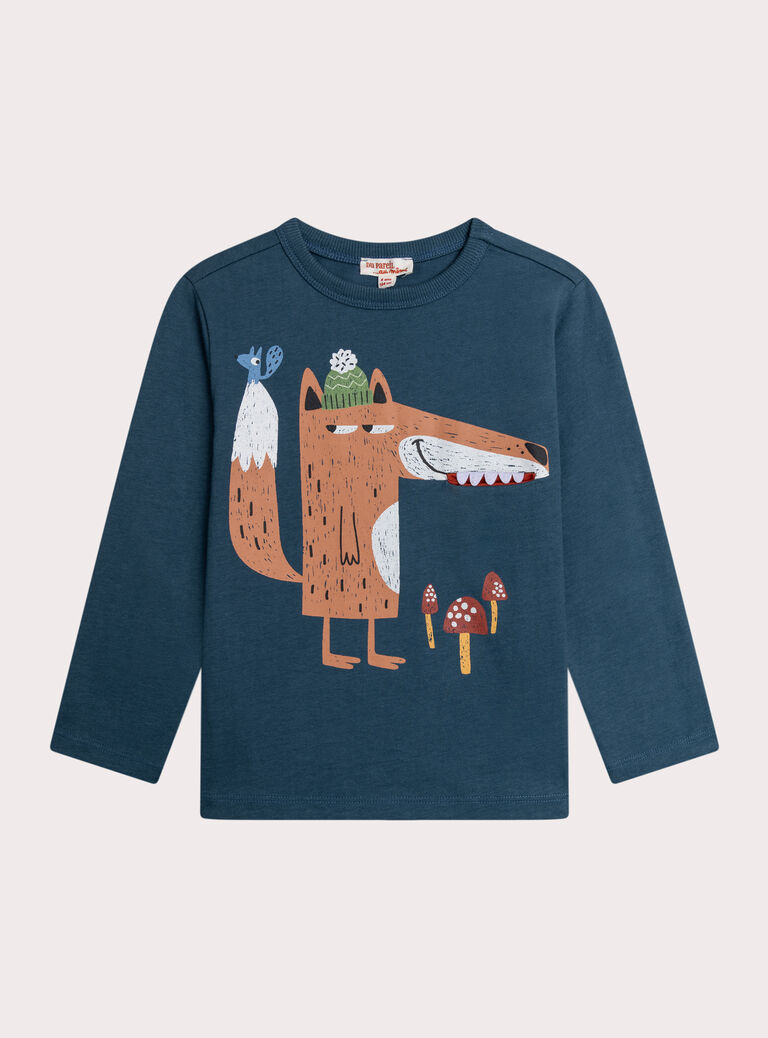 Navy TEE SHIRT LS XOMYTEE2 / 25W902R3TML715