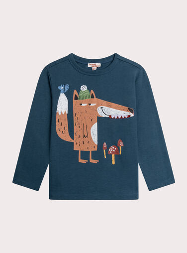 Navy TEE SHIRT LS XOMYTEE2 / 25W902R3TML715