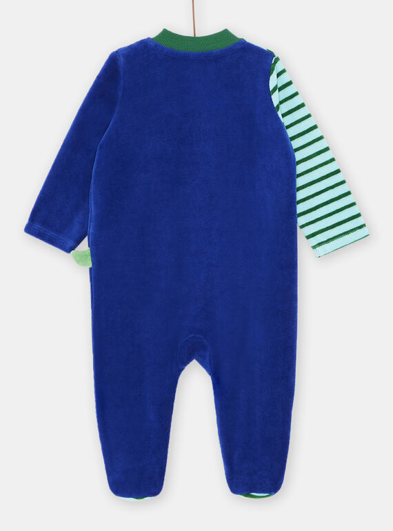 Boy's blue striped romper SEGAGREDIN / 23WH1431GREC231