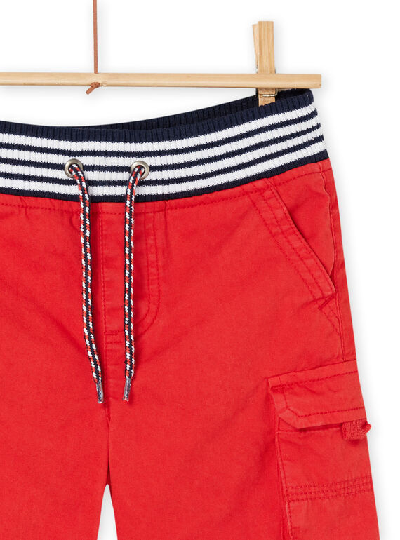 Red Bermuda shorts ROPOPBER3 / 23S902X3BER502