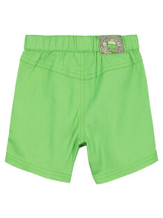 Baby boys' green shorts FUYEBER1 / 19SG10M1BER603