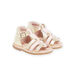 Baby girl gold sandals