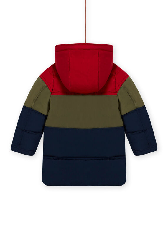 Hooded color block jacket child boy MOGRODOU1 / 21W90251D3E505