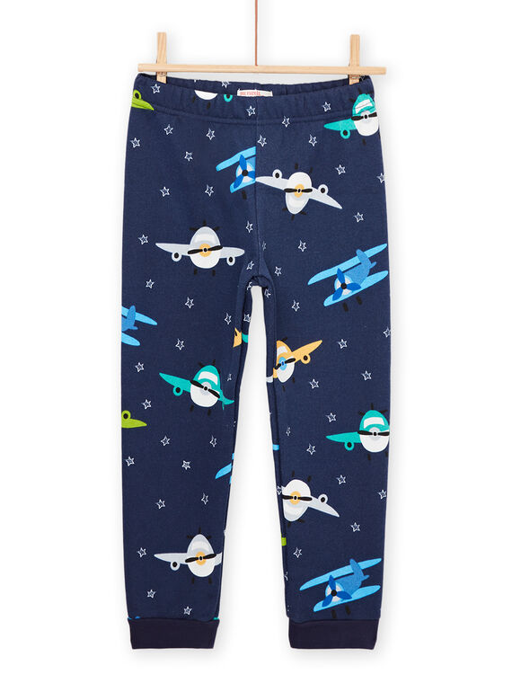 Airplane print pajamas PEGOPYJGLOW / 22WH123APYJ705