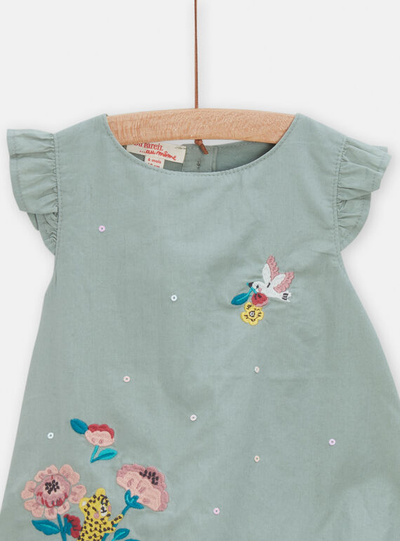 Green DRESS TICRIROB3 / 24SG09L1ROBG610