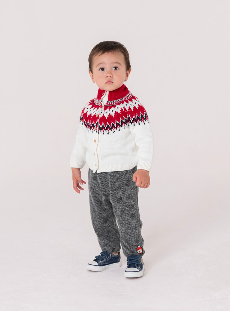 Off white KIDS CARDIGAN VUWAGIL / 24WG10T1GIL001