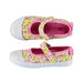 Girls' printed canvas Mary-Janes