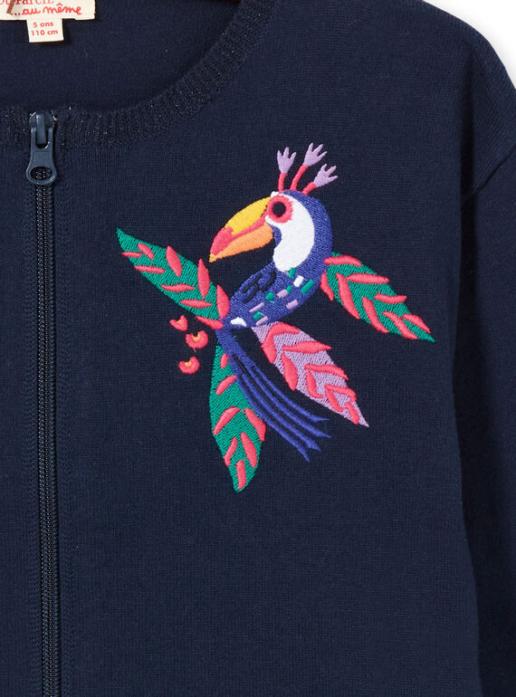 Embroidered long sleeve vest LANAUCAR / 21S901P1CARC205