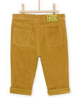 Corduroy pecan pants with belt PURHUPAN2 / 22WG10Q1PANI821