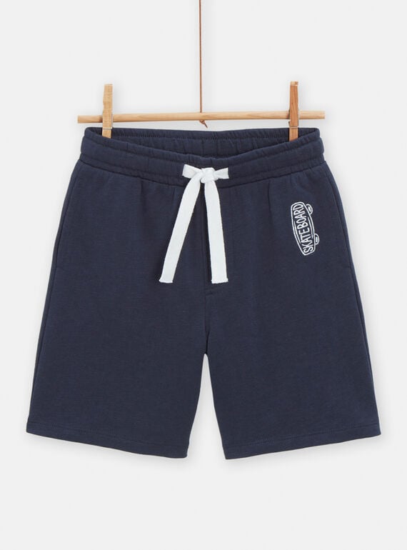 Boy's Midnight Blue Bermuda Shorts TOJOBER1 / 24S902C5BER705