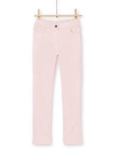 Pink jegging in dyed garment LAJOJEG3 / 21S90143D2B309