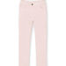 Pink jegging in dyed garment
