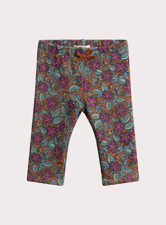  Floral pattern pants for baby girl  VIBAPAN / 24WG09Q1PAN821