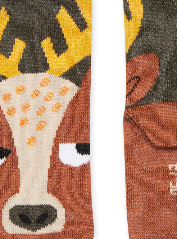 Socks with reindeer print PYORHUCHO / 22WI02Q1SOQ609