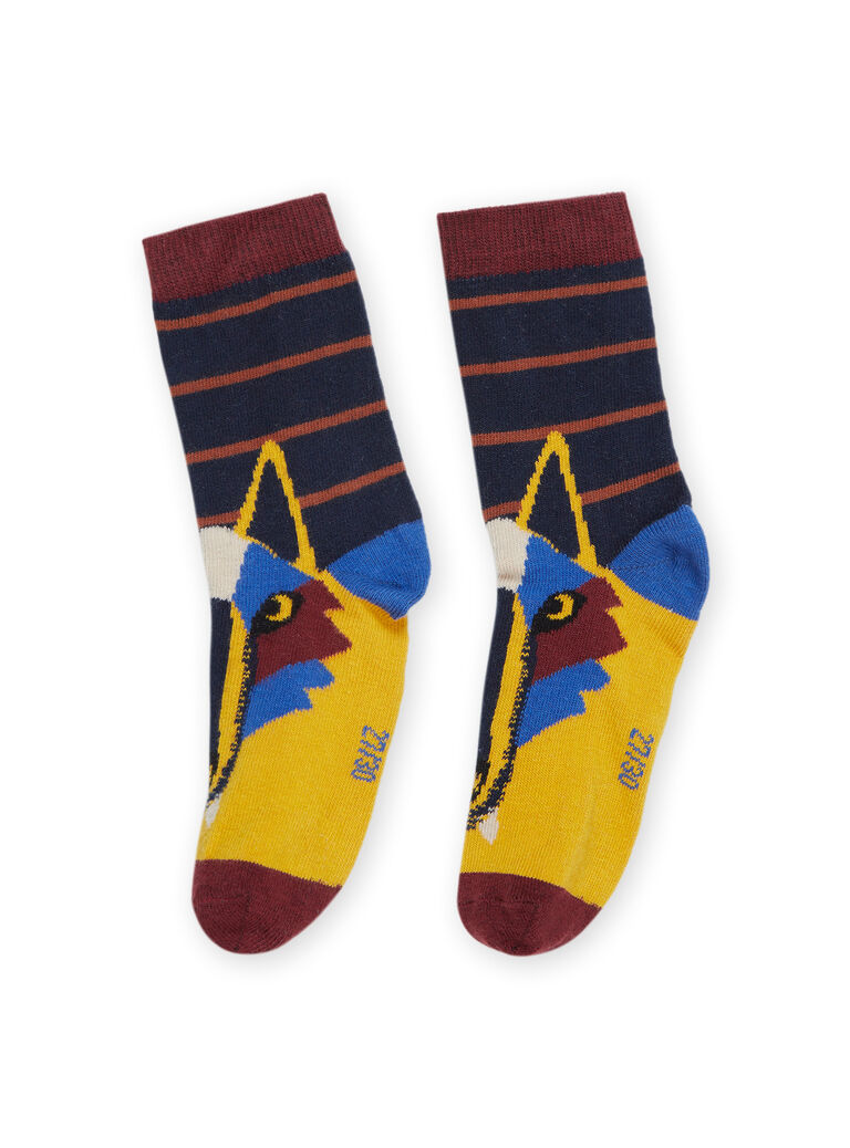 Socks with mulitco animations Socks with mulitco animations PYOGOCHO / 22WI02O2SOQ705