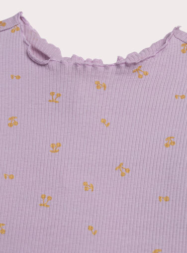 Purple TEE SHIRT LS XAJOTEE6 / 25W901F1TMLH707