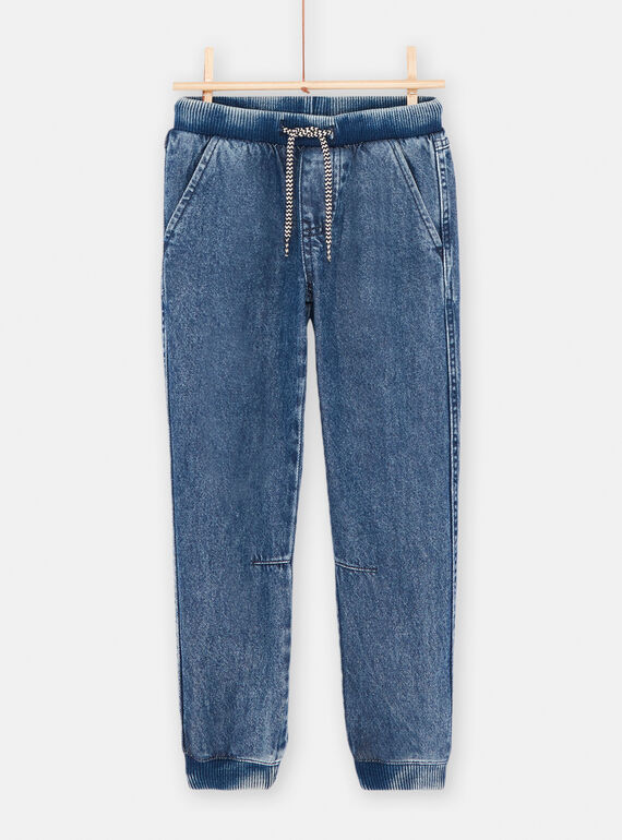 Blue jeans with elasticated waistband, boy SOFORJEAN / 23W902K1JEAP269