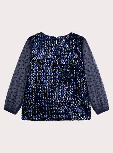 Navy TEE SHIRT LS VAWACHEM / 24W901T1TML070