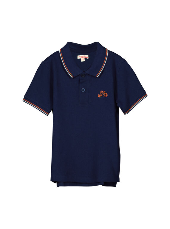 Boys' short-sleeved polo shirt FOJOPOL2 / 19S902Y2D2D070
