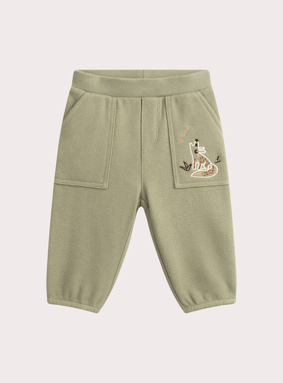 Baby boys' khaki trousers WULANPAN2 / 25SG1043PAN626