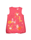 Baby girls' cotton bouffant dress FIBAROB2 / 19SG0962ROB308