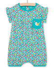 baby girl turquoise jumpsuit NEFIGREAOP / 22SH13H3GRE202