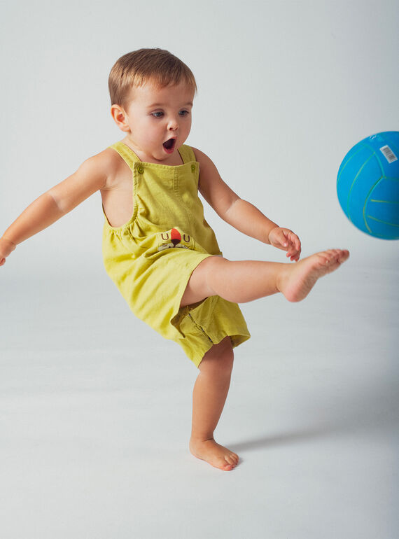 Light green SHORT DUNGAREES WULISAC2 / 25SG10T1SAC605