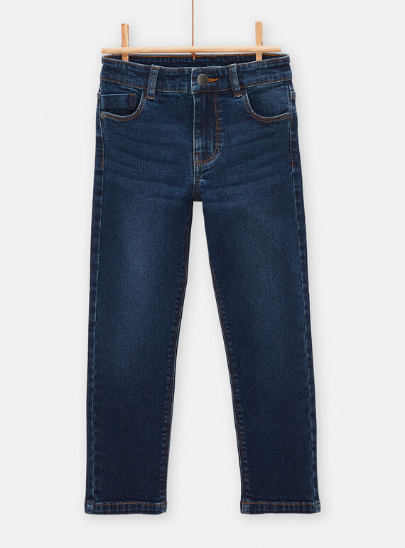 Boy's raw denim jeans TOESJEREG1 / 24S902V2JEAP271