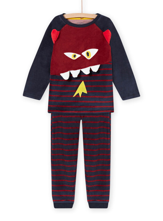 Child boy's monster pyjama set with glow-in-the-dark details MEGOPYJMON / 21WH129APYJ719