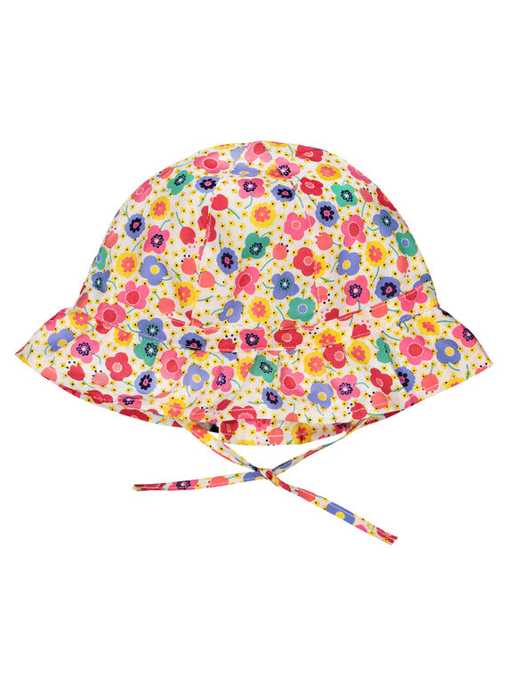 Baby girls' floral hat FYICOCHA / 19SI0981CHA099