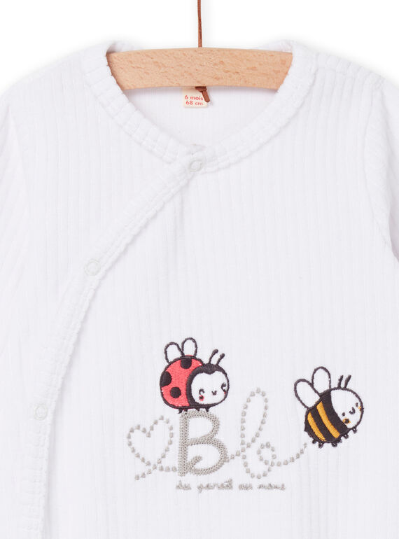 Mixed birth white romper NOU1GRE2 / 22SF0542GRE000