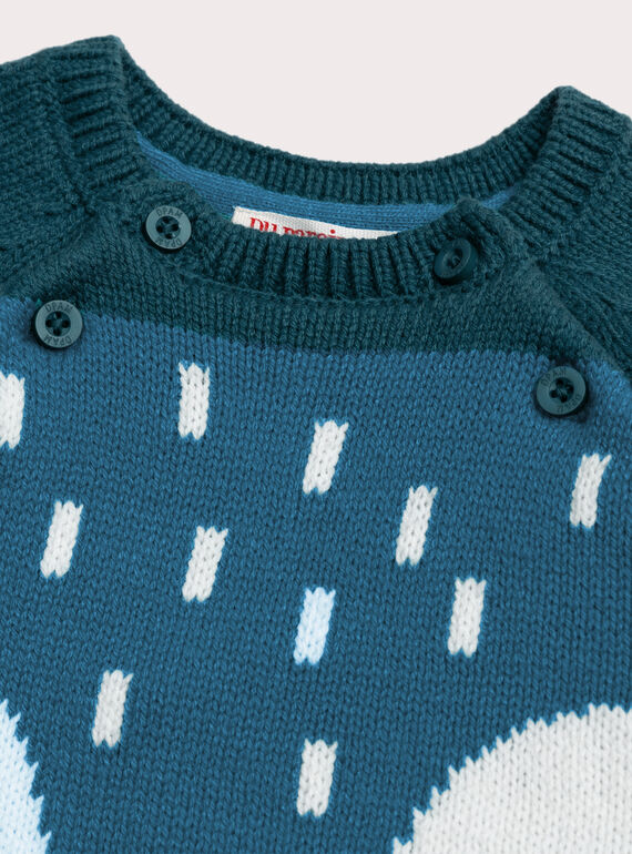 Navy PULLOVER XUMYPUL / 25WG10R1PUL714