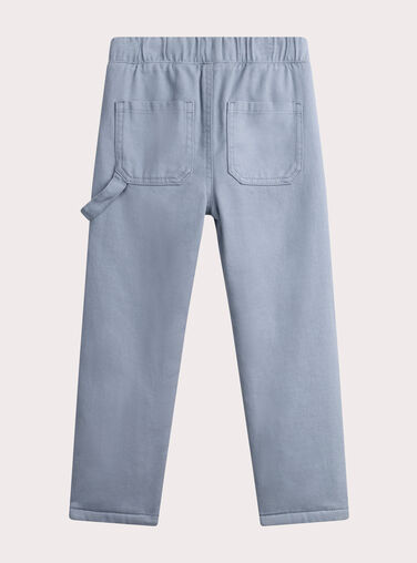 Blue daddy-cut trousers WOKAPAN / 25S90231PAN205