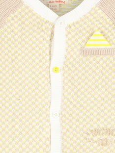 Baby boys' knit cardigan FUPOGIL / 19SG10C1GIL099