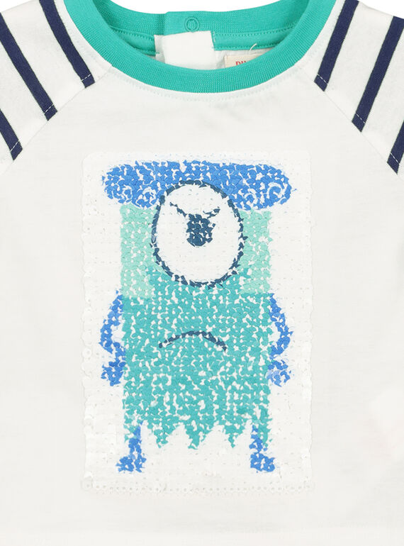 Baby boys' reversible T-shirt FUNETI2 / 19SG10B2TMC000