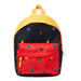 Boy's colorblock backpack with monster print