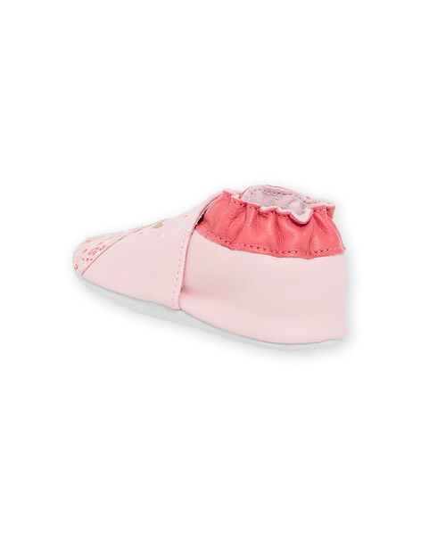 Soft leather slippers with fancy print PICHOSGIR / 22XK3741D3S321