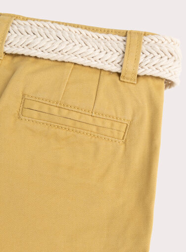Yellow Bermuda shorts  WOMENBER1 / 25S90221BERB106