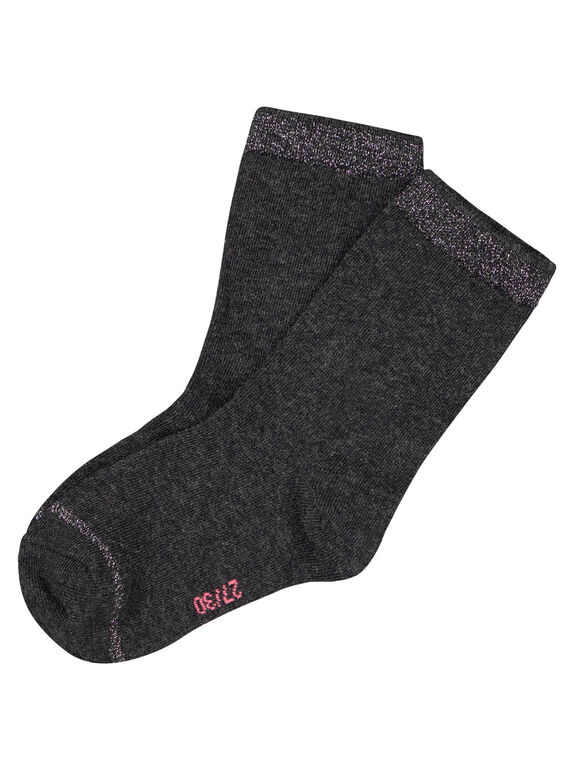 Dark grey Socks GYAESCHO1 / 19WI01U3SOQ944