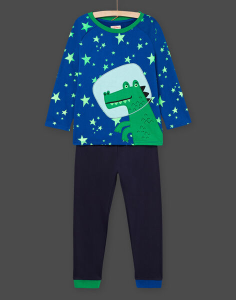 Pyjamas with crocodile and phosphorescent print REGOPYJSTARS / 23SH1255PYJ217