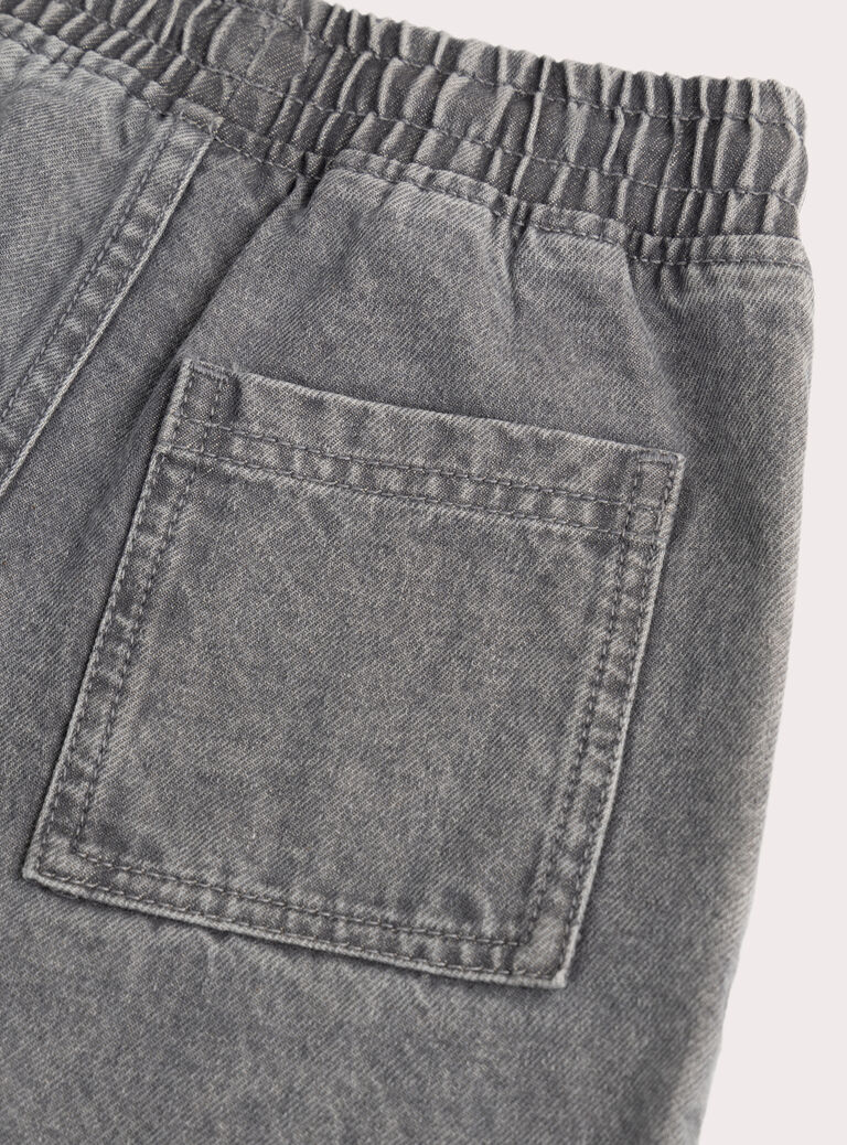 Grey denim BERMUDA WOPRIBER2 / 25S902S2BERK004