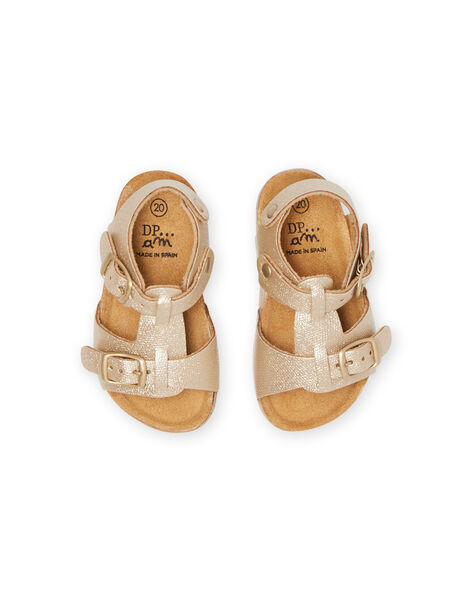 Gold sandals baby girl NINUGLORIA / 22KK3745D0E954