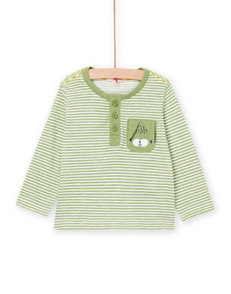 Two-tone striped t-shirt PUJOTUN2 / 22WG10D1TML626