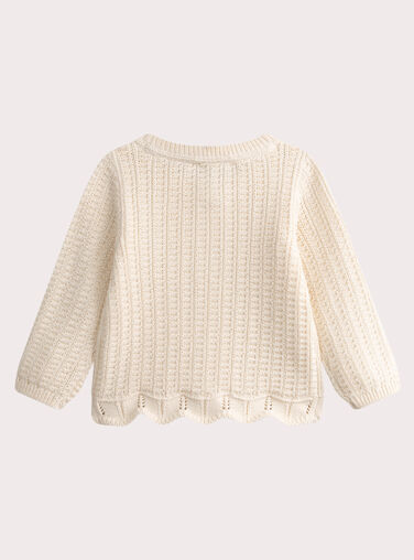 Dark off white CARDIGAN WIPRICAR1 / 25SG09S2CAR003