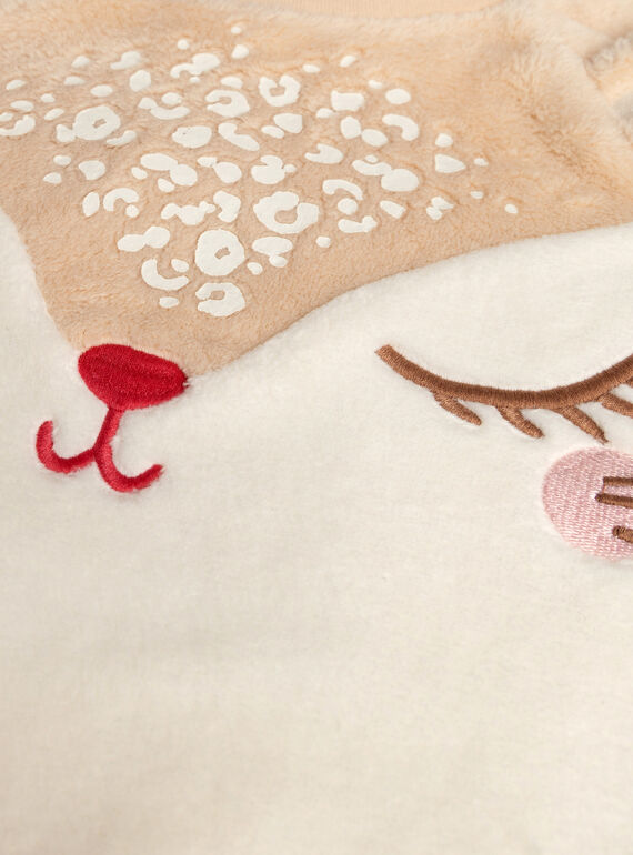 Fleece pajamas for girls  VEFAPYJFAW / 24WH1193PYJ003