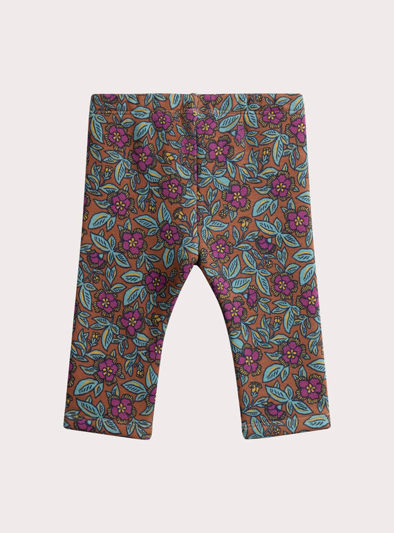  Floral pattern pants for baby girl  VIBAPAN / 24WG09Q1PAN821