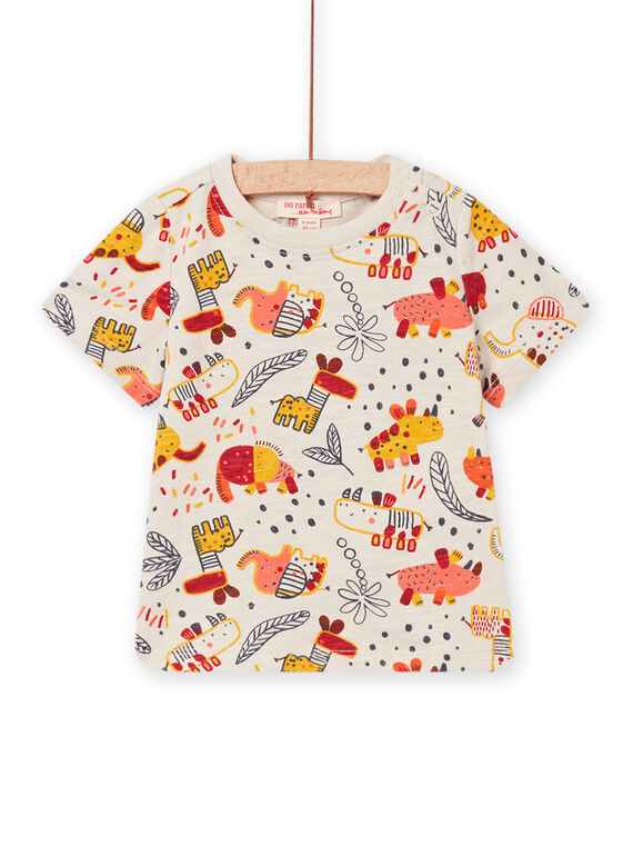 Baby boy short sleeve t-shirt NUFLATI1 / 22SG10R2TMC009