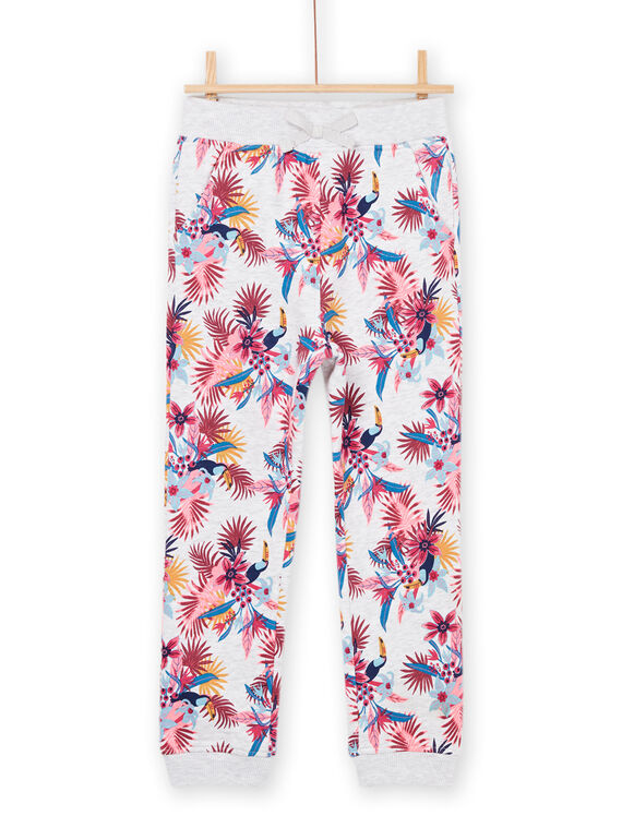 Tropical print jogging trousers PAJOBAJOG1 / 22W901D2JGB943