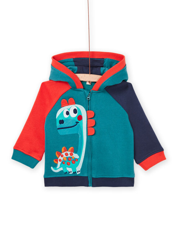 Multicolored hooded vest PUPRIGIL / 22WG10P1GIL060