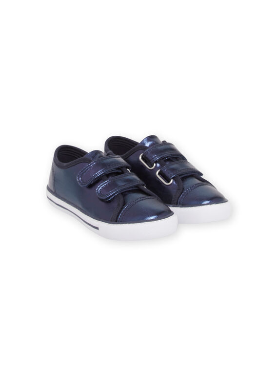 Child girl navy blue patent sneakers NATOILMET / 22KK359AD16070